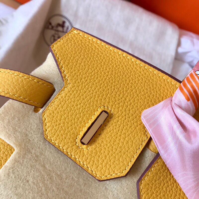 Hermes Birkin 35CM Togo Leather Handbag Yellow